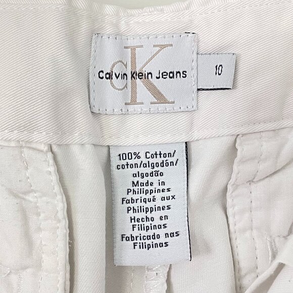 Calvin Klein Jeans Beige Cotton Ankle or Capri Pant – Women’s Size 10 - Picture 5 of 10